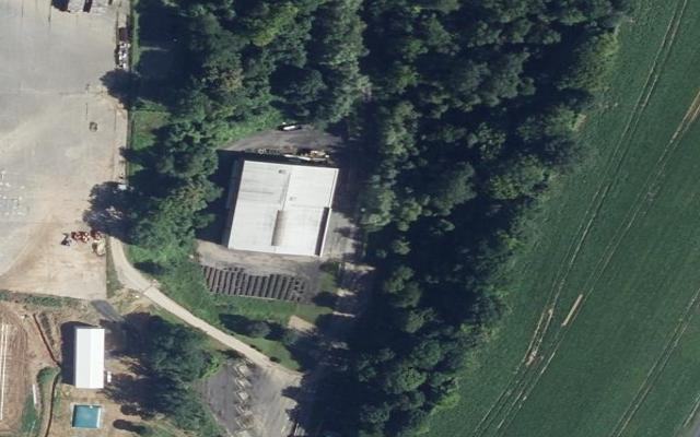 Vue aérienne — Déchetterie d'Allemant