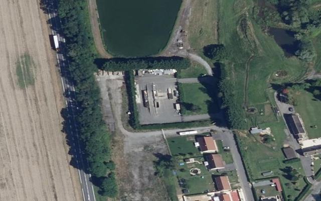 Vue aérienne — Déchetterie de Festieux