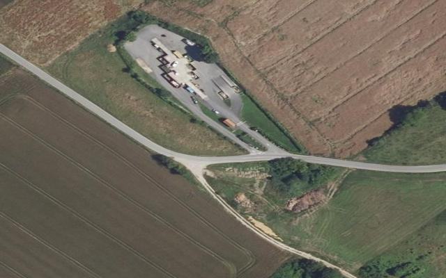 Vue aérienne — Déchetterie d'Abbecourt