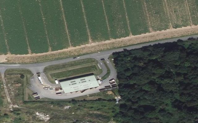 Vue aérienne — Déchetterie de Montdidier