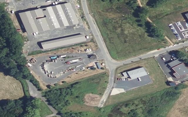 Vue aérienne — Déchetterie de Thiers