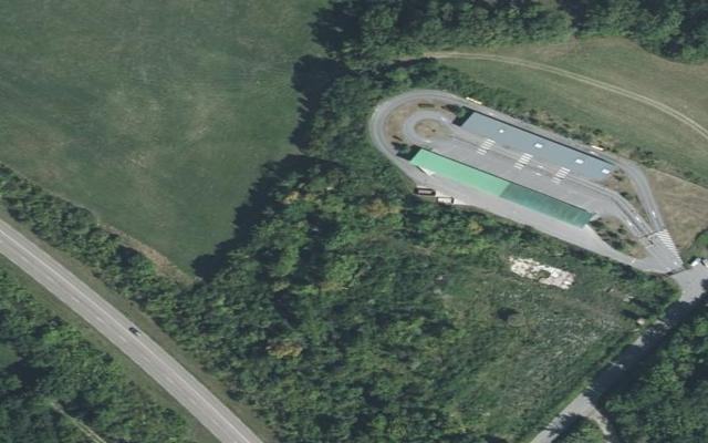 Vue aérienne — Déchetterie de Verny