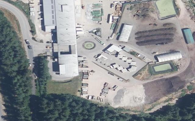 Vue aérienne — Déchetterie d'Épinal - Razimont