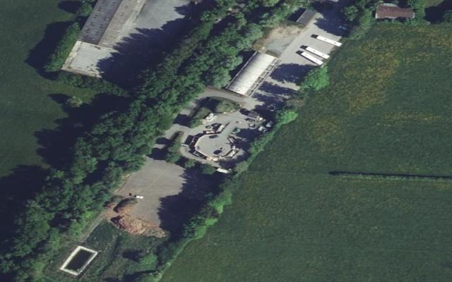 Vue aérienne — Déchetterie de Solre-le-Château