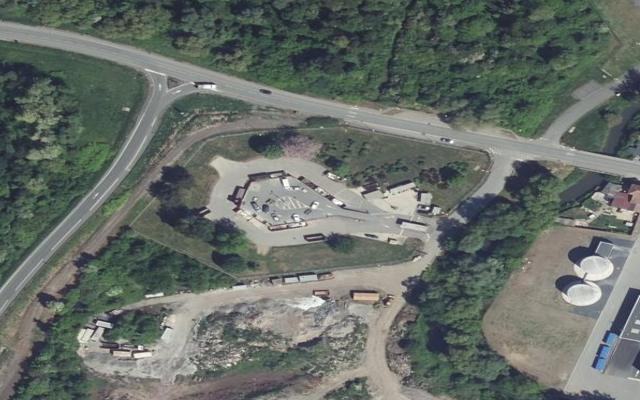 Vue aérienne — Déchetterie de Douchy-les-Mines