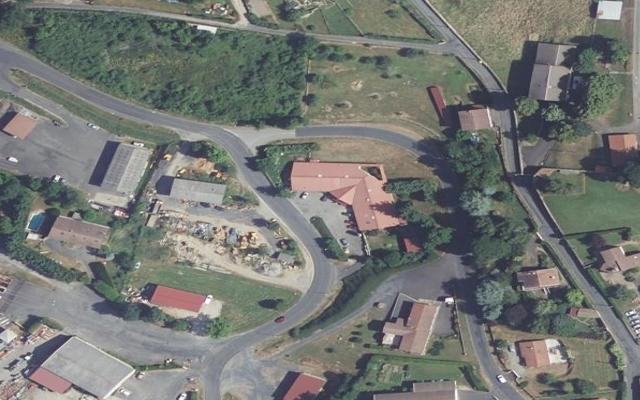 Vue aérienne — Déchetterie de Cunlhat