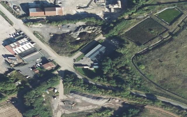 Vue aérienne — Déchetterie de Pernes la Perte