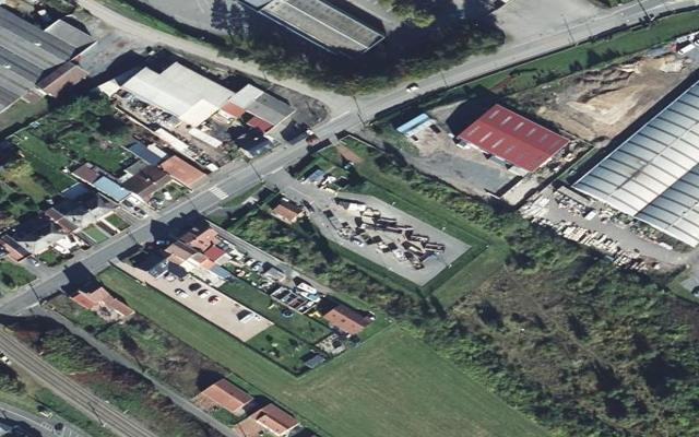 Vue aérienne — Déchetterie de Nœux les Mines
