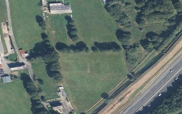 Vue aérienne — Déchetterie de Saint-Aubin-du-Cormier