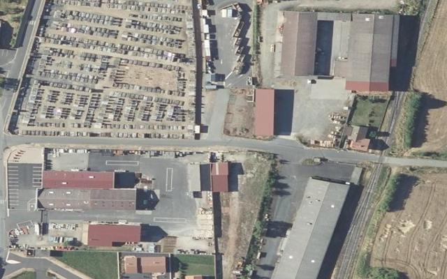 Vue aérienne — Déchetterie d'Arlanc