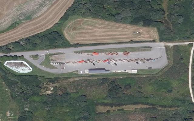 Vue aérienne — Déchetterie de Belz