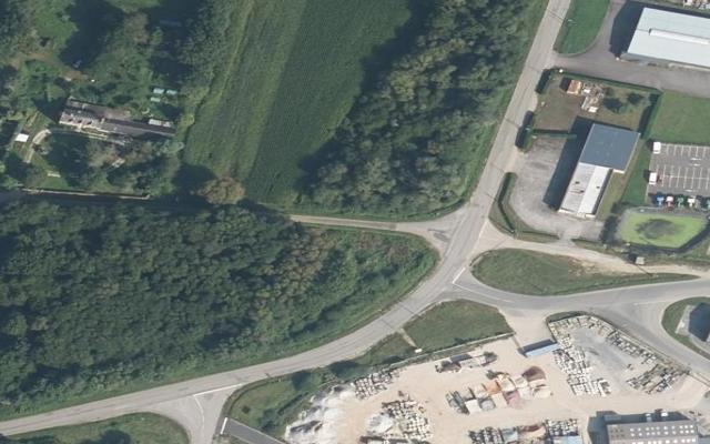 Vue aérienne — Déchetterie de Pontivy