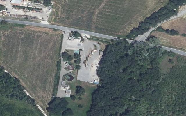 Vue aérienne — Déchetterie de Saint-Victor-de-Malcap