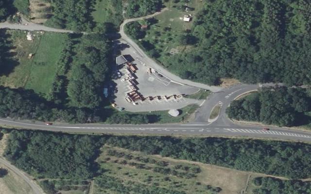 Vue aérienne — Déchetterie de Blanzat