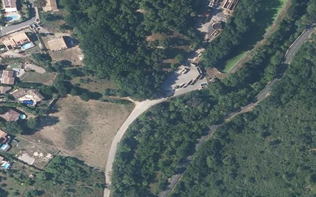 Vue aérienne — Déchetterie de Vailhauquès