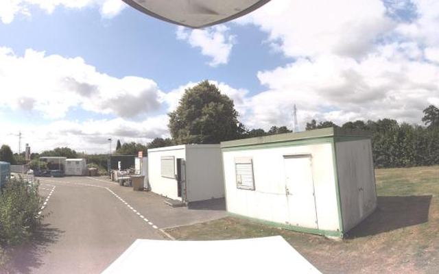 Vue depuis la rue — Déchetterie de Villaines-la-Juhel