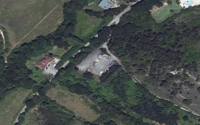 Vue aérienne — Déchetterie de Villeneuve-la-Comptal