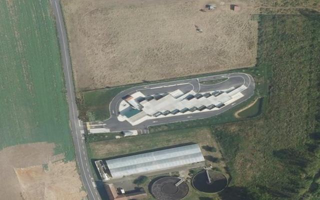 Vue aérienne — Déchetterie de Houdan