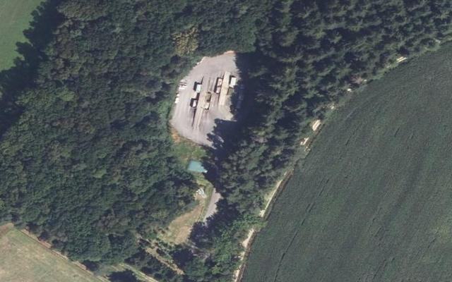 Vue aérienne — Déchetterie de Saint-Privat