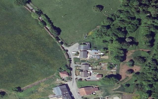 Vue aérienne — Déchetterie de Rimogne