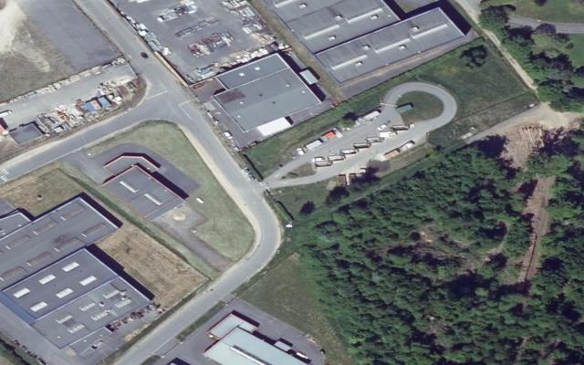 Vue aérienne — Déchetterie de Vrigne aux Bois