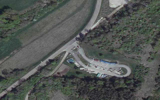 Vue aérienne — Déchetterie d'Essoyes