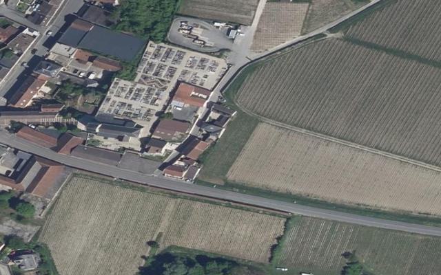 Vue aérienne — Déchetterie de Dizy