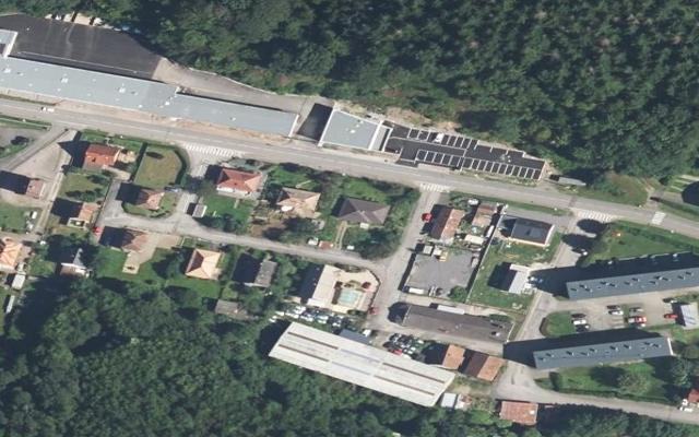 Vue aérienne — Déchetterie de Schirmeck