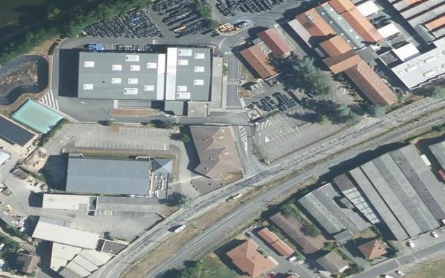 Vue aérienne — Déchetterie d'Aurec