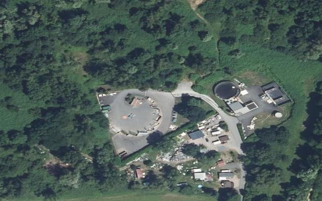 Vue aérienne — Déchetterie de Saint-Yorre