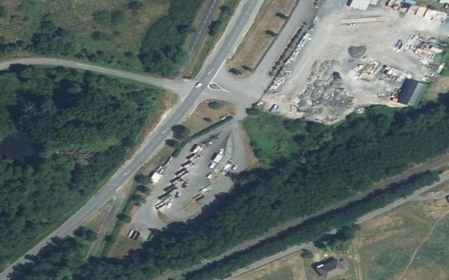 Vue aérienne — Déchetterie de Dompierre sur Besbre