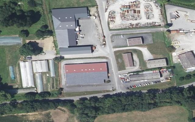 Vue aérienne — Déchetterie de Saint-Palais