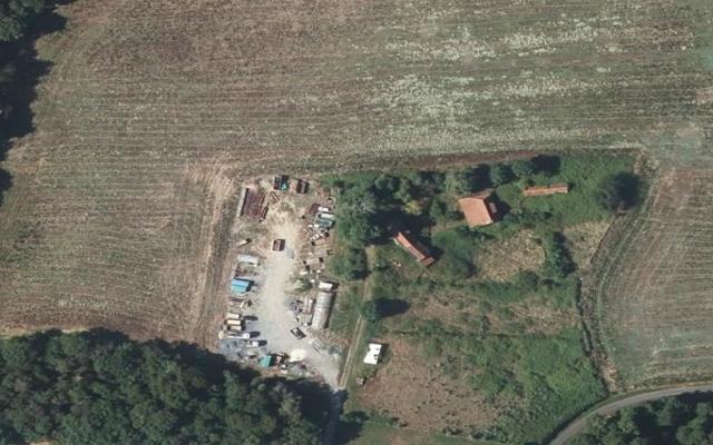 Vue aérienne — Déchetterie de Corbère-Abères
