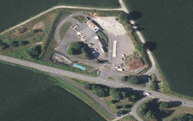 Vue aérienne — Déchetterie d'Espoey