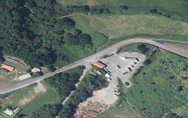 Vue aérienne — Déchetterie d'Urrugne