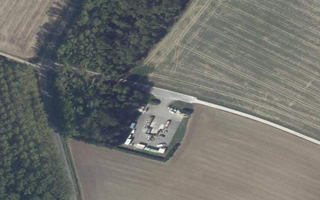 Vue aérienne — Déchetterie de Saulon-la-Chapelle