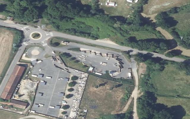 Vue aérienne — Déchetterie de Commentry