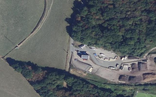 Vue aérienne — Déchetterie de Préporché