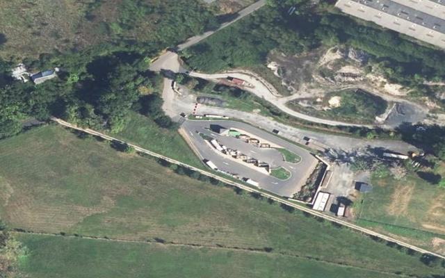 Vue aérienne — Déchetterie d'Allassac - Donzenac