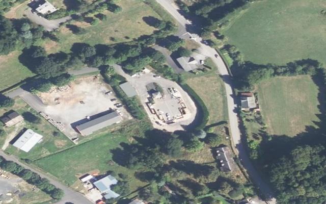 Vue aérienne — Déchetterie de Neuvic