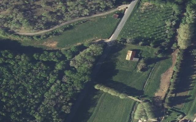 Vue aérienne — Déchetterie de Saint-Cernin-de-l'Herm