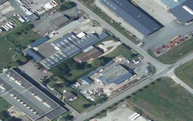 Vue aérienne — Déchetterie Étrépagny
