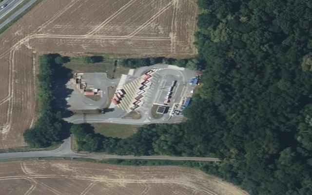 Vue aérienne — Déchetterie Gisors