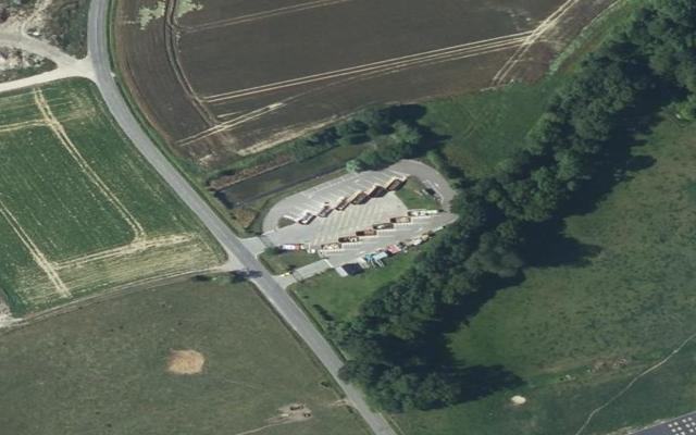 Vue aérienne — Déchetterie Tourny