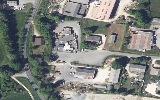 Vue aérienne — Déchetterie du Bugue