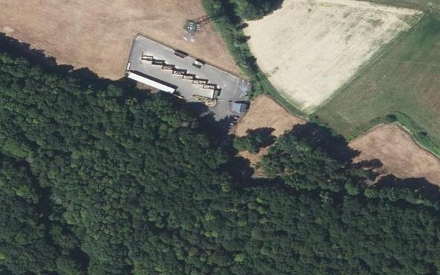 Vue aérienne — Déchetterie de Monein
