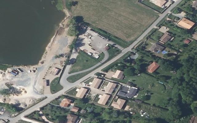 Vue aérienne — Déchetterie de Saint-Magne-de-Castillon