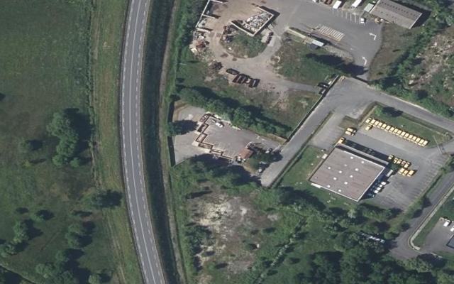 Vue aérienne — Déchetterie de Coutras