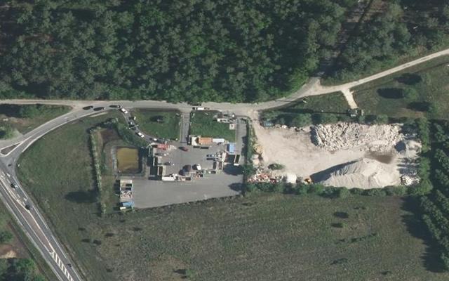 Vue aérienne — Déchetterie de Lacanau