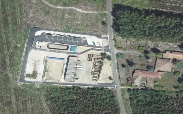 Vue aérienne — Déchetterie de Moustey